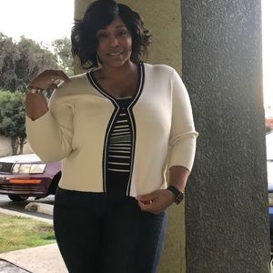 Sweater with attach top